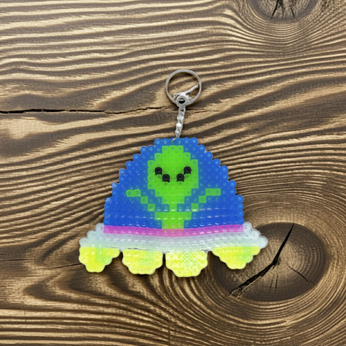 Alien Invasion Keychain