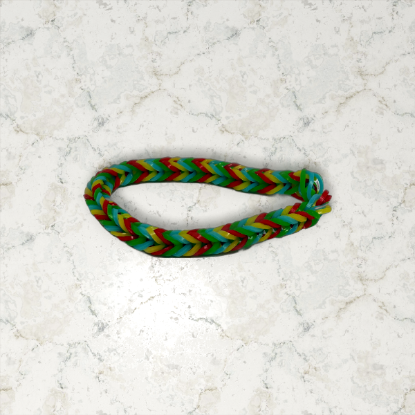 Autism Awareness Rainbow Loom Bracelet